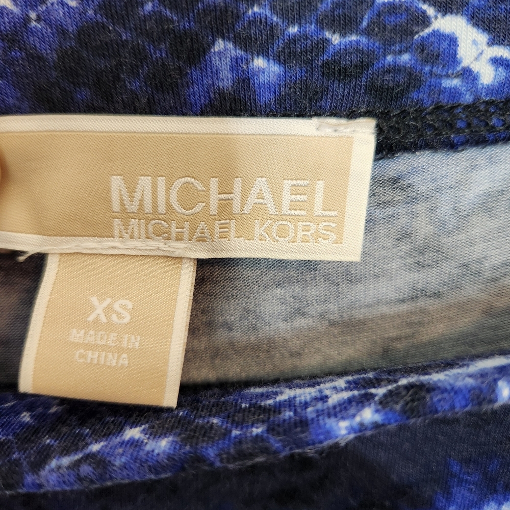 Michael Michael Kors Animal Python Azure Print Ma… - image 5